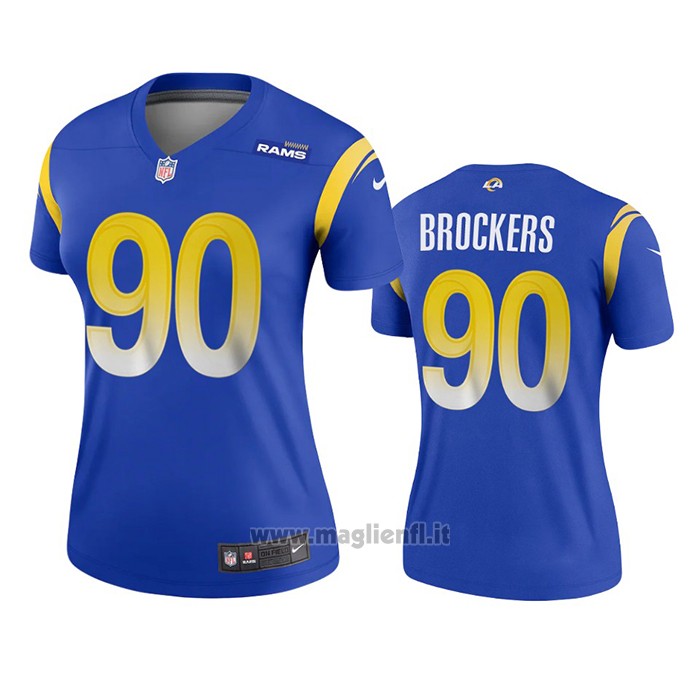 Maglia NFL Legend Donna Los Angeles Rams Michael Brockers Blu
